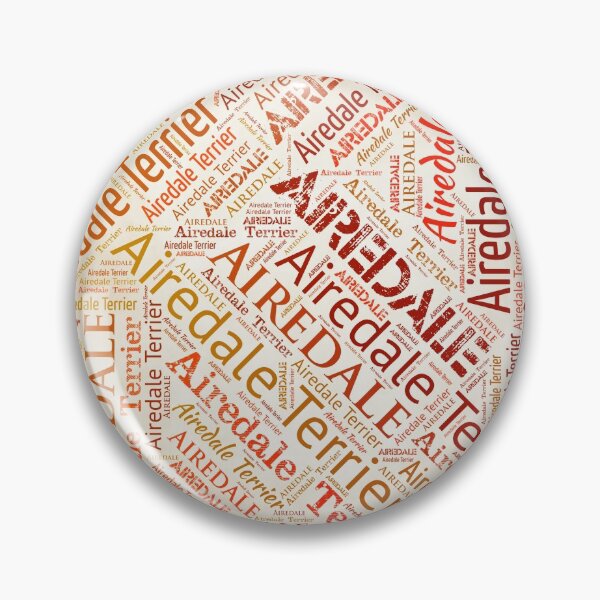 Item preview, Airedale Terrier Word Art designed and sold by k9printart.