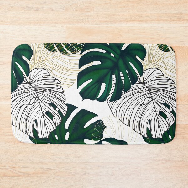 Item preview, Monstera gold line art designed and sold by Milatoo.