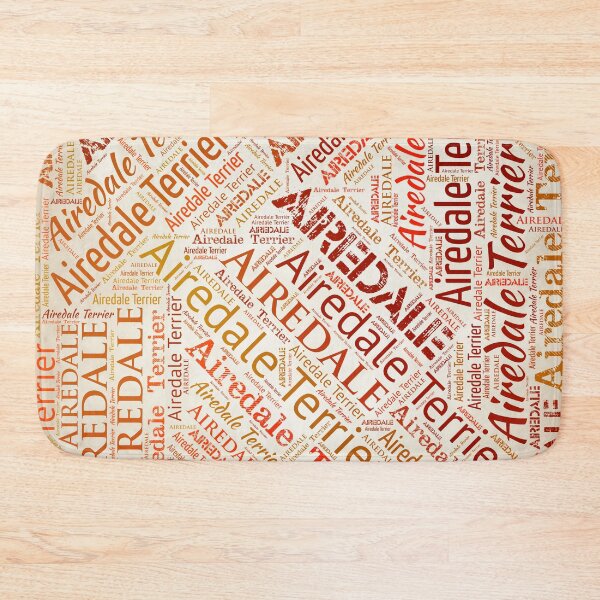 Item preview, Airedale Terrier Word Art designed and sold by k9printart.