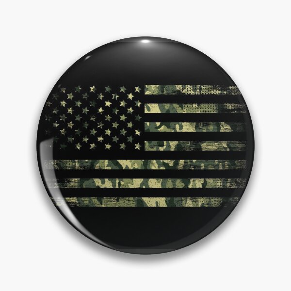 Item preview, USA American Flag With Green Camo designed and sold by AmoreRoso.