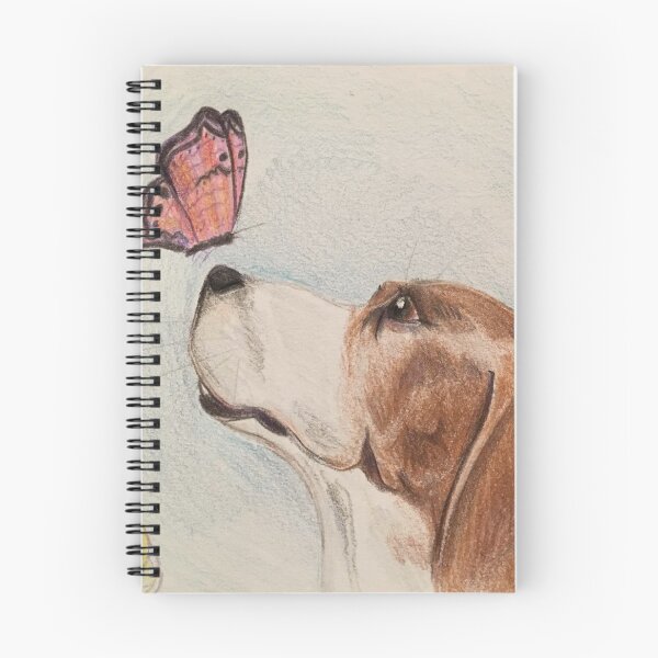 Item preview, Beagle y Mariposa designed and sold by CaileyB.