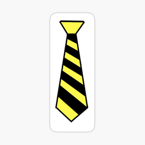 Pegatina «Corbata amarilla» de SnazzyshopbyM | Redbubble