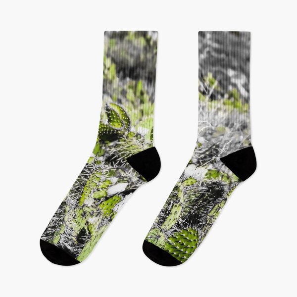 Item preview, textura del cactus verde con flor blanca en el desierto designed and sold by Mrvell.