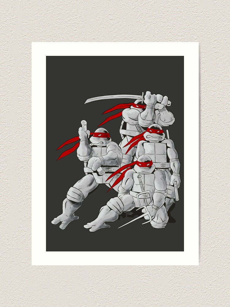 Alternate view of Mirage TMNT Art Print
