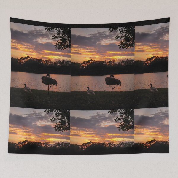 Item preview, Sandhills silhouette at sunset designed and sold by Zina Stromberg.