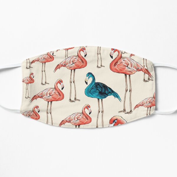Flamingomuster Maske