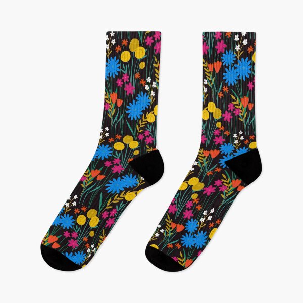 Item preview, Bright wildflowers designed and sold by inkblotcreative.