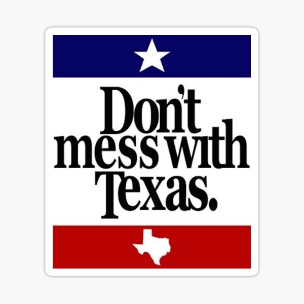 Lot of 5 DON'T MESS WITH TEXAS Window Bumper Stickers TX Decals Lone Star State 