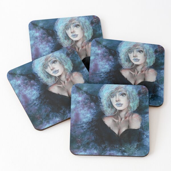 Item preview, Attractive blue romantic woman designed and sold by Marc Tremblay.