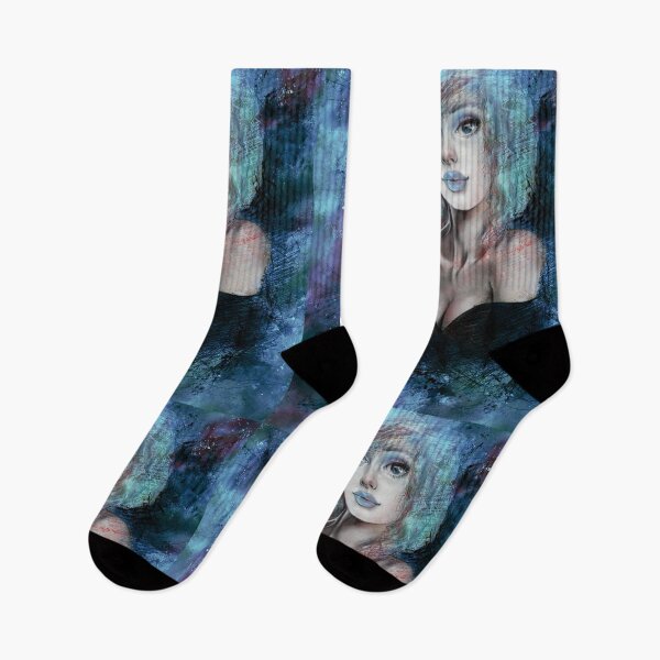 Item preview, Attractive blue romantic woman designed and sold by Marc Tremblay.