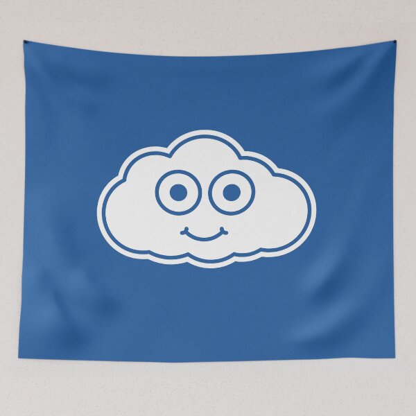 Item preview, Cloud on Blue Character Icon Cartoon designed and sold by npdstudio.