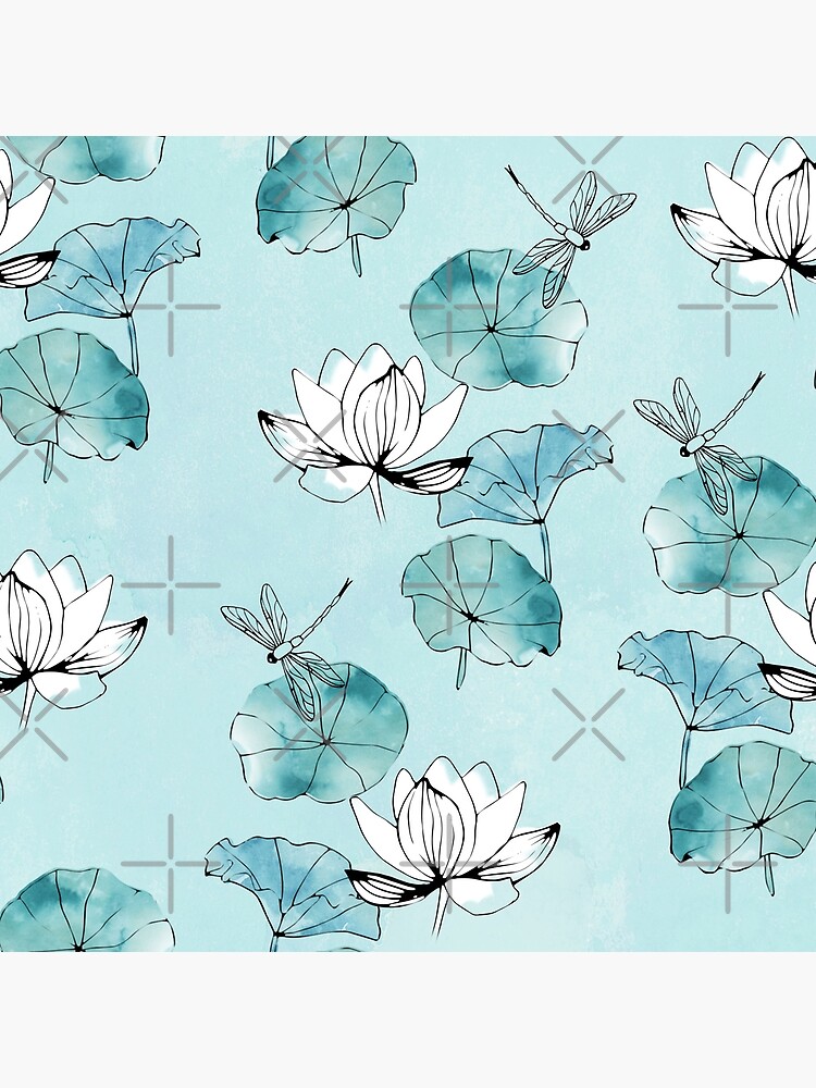Waterlily dragonfly in green by adenaJ