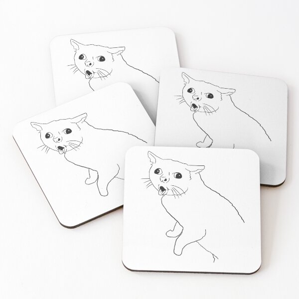 Item preview, Coughing Meme Cat designed and sold by MaddysArts.