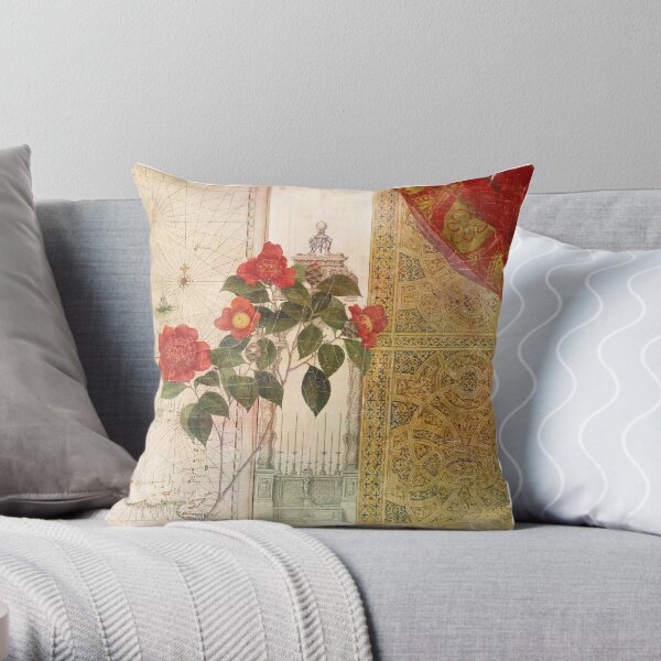 Wild Rose Throw Pillow