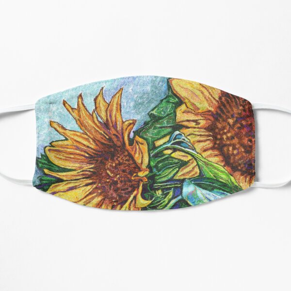 Sunflowers Flat Mask