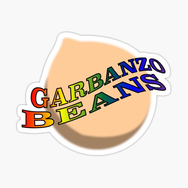 "Garbanzo Beans" Sticker for Sale by rbednarz Redbubble