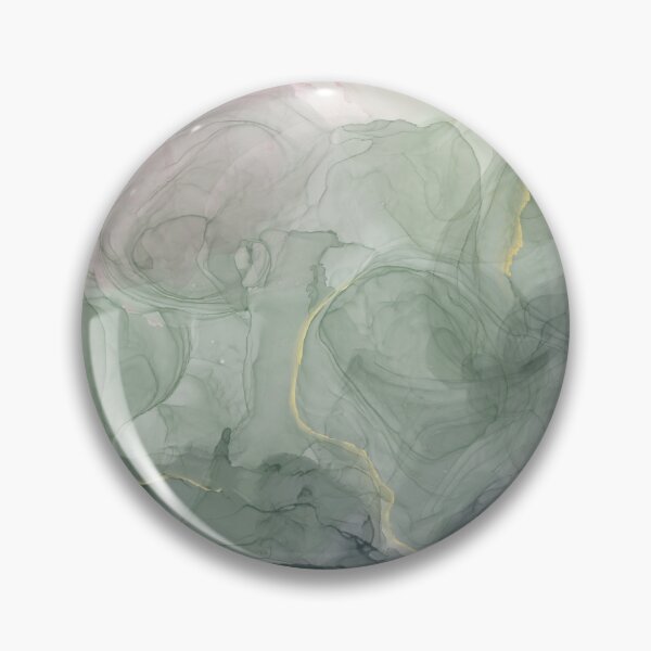 Item preview, Tinta abstracta en rosa y verde con detalles metálicos. designed and sold by Quick Brown Fox Canada.