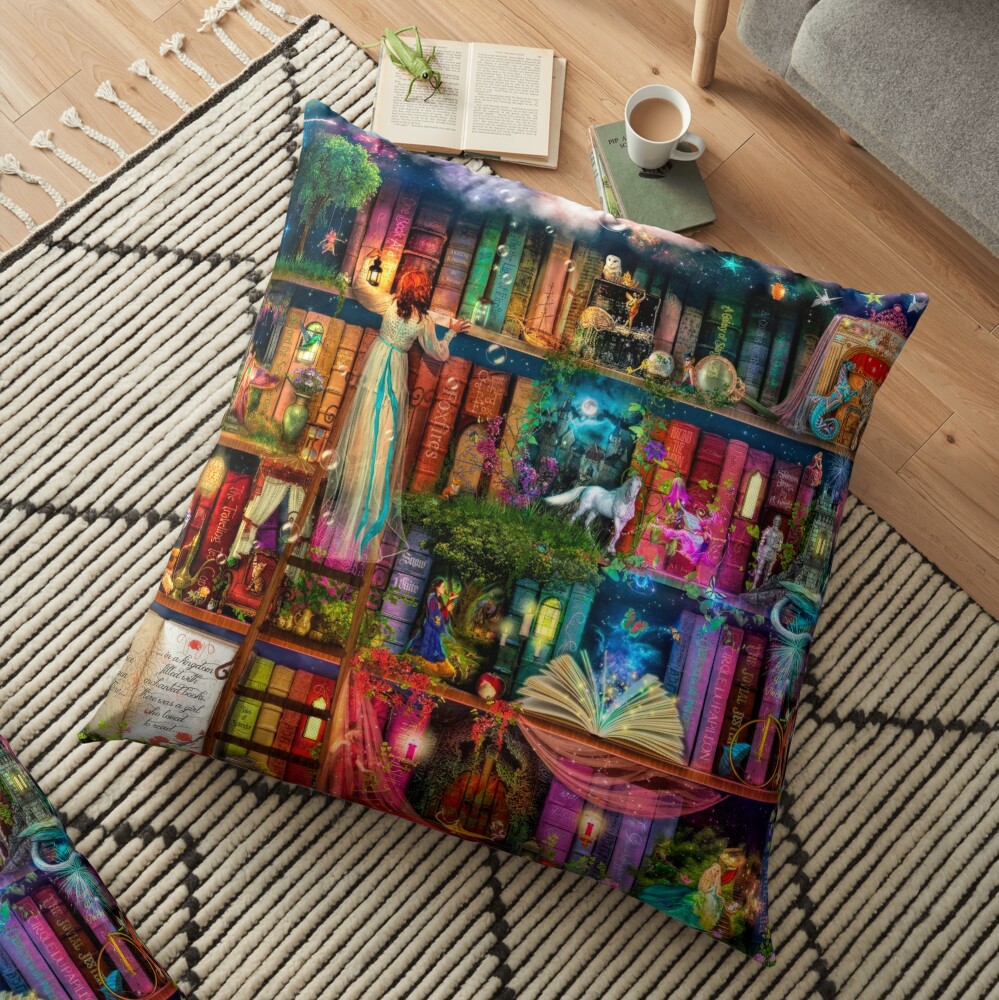 Whimsy Trove - Treasure Hunt Floor Pillow