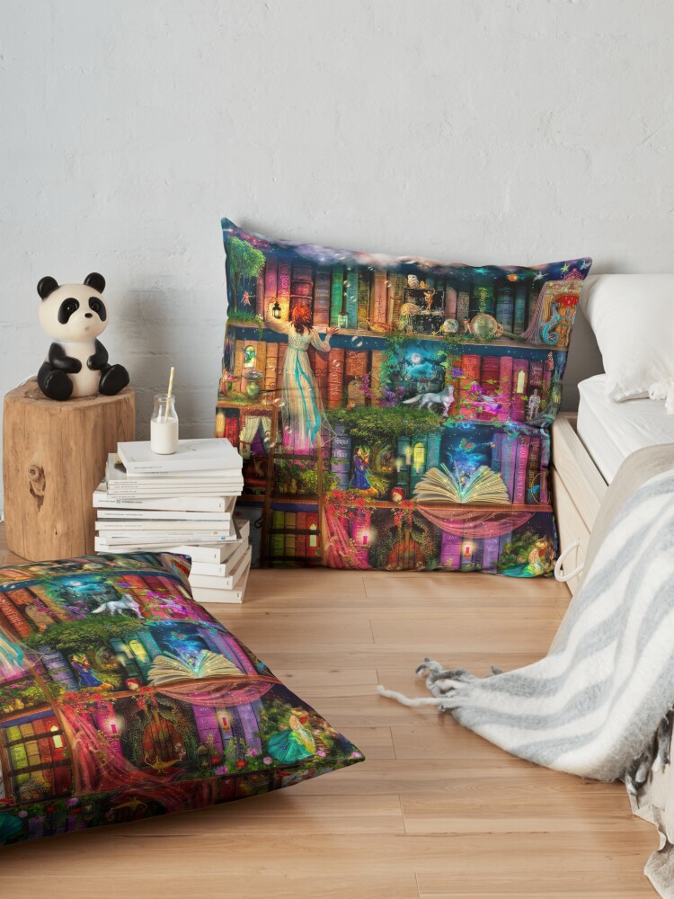 Alternate view of Whimsy Trove - Treasure Hunt Floor Pillow
