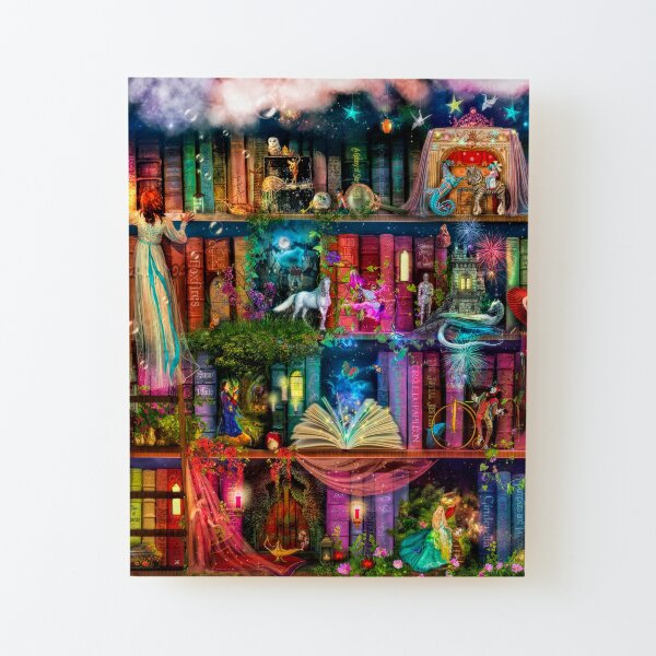Whimsy Trove - Treasure Hunt Wood Mounted Print
