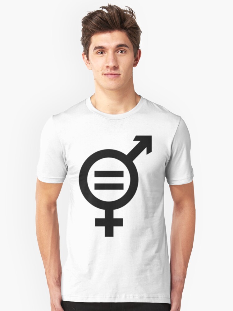 Equality Merged Male And Female Gender Symbols Unisex T Shirt By