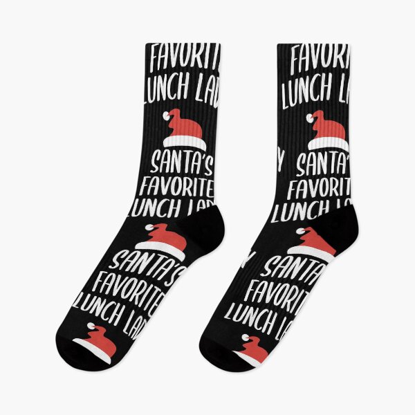 Item preview, Santa's Favorite Lunch Lady School Cafeteria Xmas designed and sold by haselshirt.