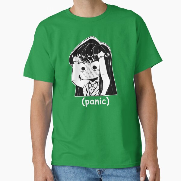 Aperçu de l'œuvre Drôle Manga Panic Chibi Komi San Meme créée et vendue par Benjamin Torres.