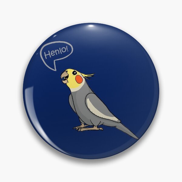 Item preview, Cockatiel bird Henlo cute birb designed and sold by Mehu.