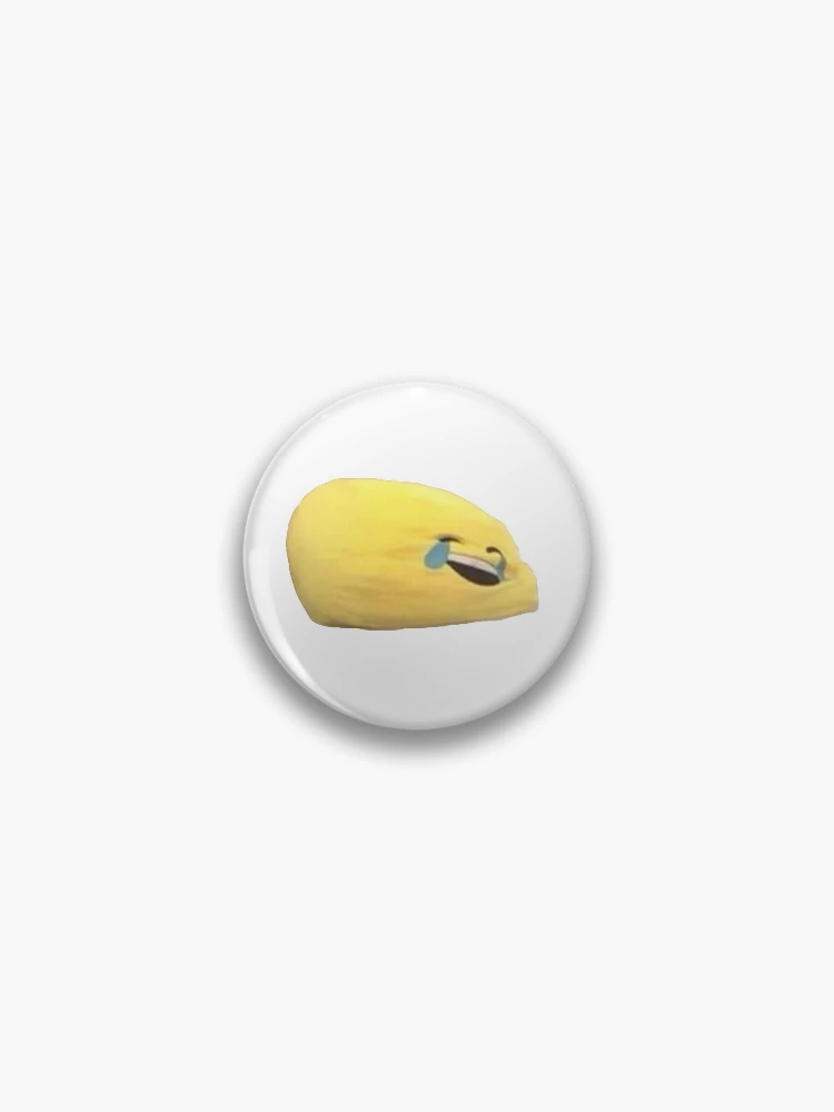 Handmade Crying Cursed Emoji Clay Pin This pin is - Depop