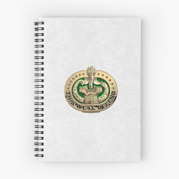 Item preview, U.S. Army Drill Sergeant Identification Badge over White Leather designed and sold by Serge Averbukh Art Studio.