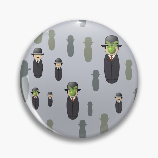 Item preview, Magritte pattern designed and sold by Pendientera.