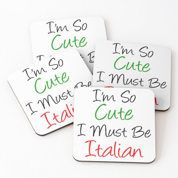 Item preview, I'm So Cute I Must Be Italian designed and sold by jaycartoonist.