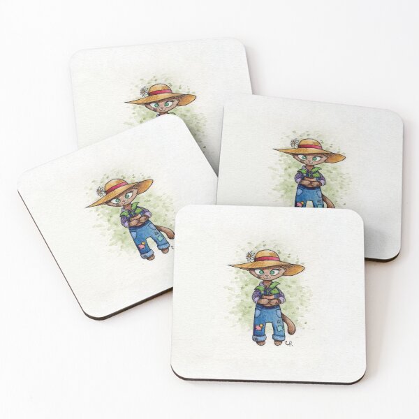 Item preview, Gardener Cat designed and sold by ChristieCoxArt.