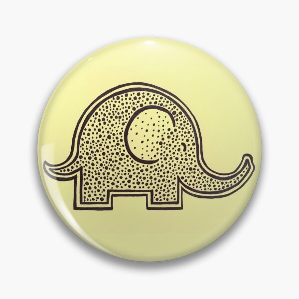 Item preview, Elefante amarillo lunares designed and sold by CaileyB.