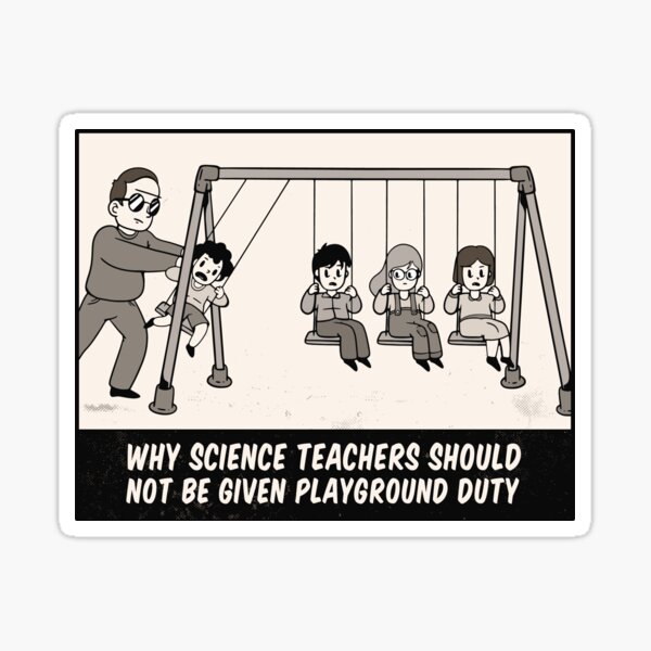 Item preview, Funny Netwton's Cradle Science Teacher Design designed and sold by EdgyFunSop.