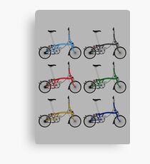 Brompton Bicycle Canvas Print