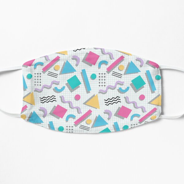 Memphis Shapes Mask