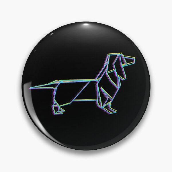 Item preview, Origami Dachshund: CMYK designed and sold by Danelle Malan.