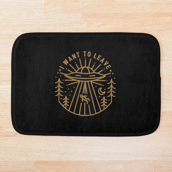 I Want To Leave Bath Mat