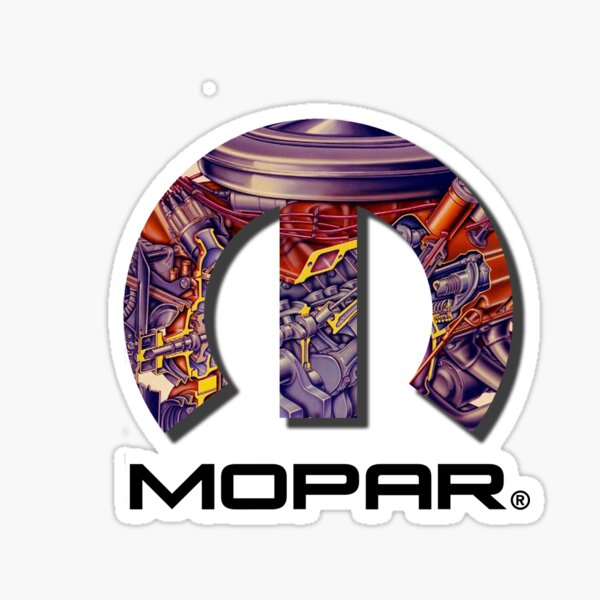 Mopar Logo Stickers | Redbubble