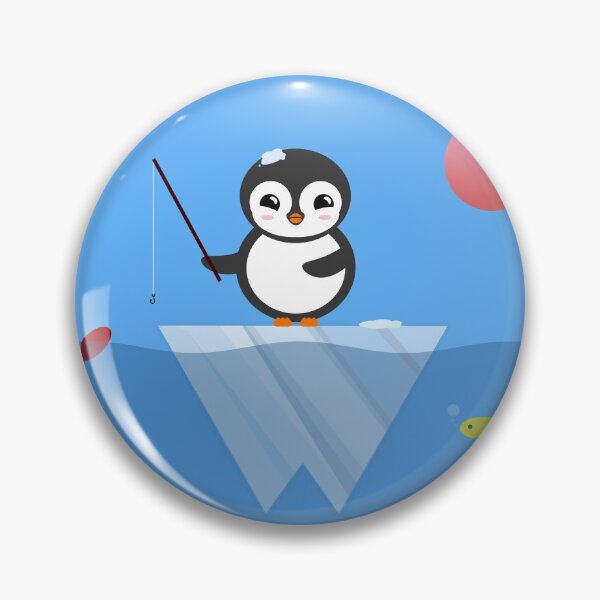 Item preview, The Fisherpenguin designed and sold by Lumos19 Studio.