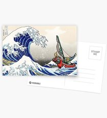 Postales Legend of Zelda Great Wave Windwaker