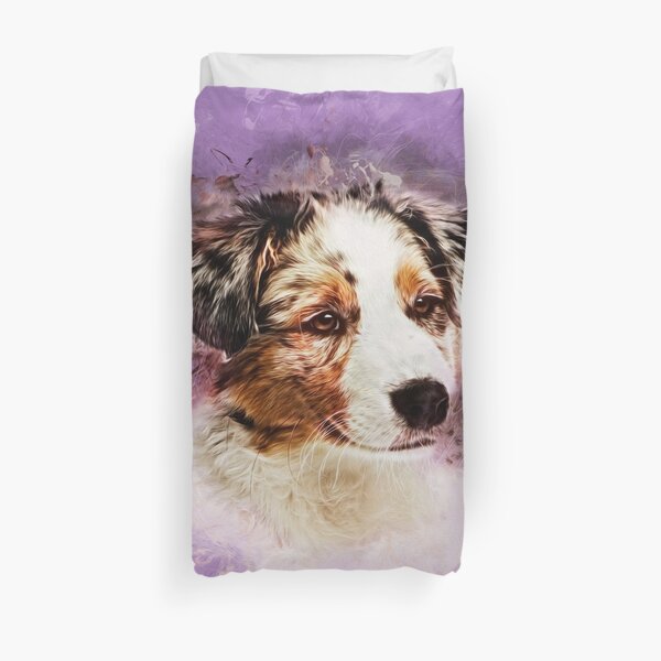 Housses De Couette Sur Le Theme Chiens De Berger Australien Redbubble