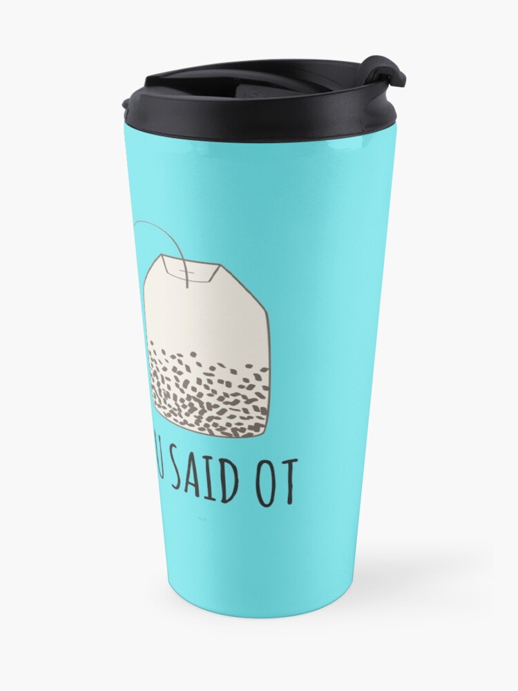 Alternate view of Funny Occupational Therapy Tea Lover Design Travel Mug
