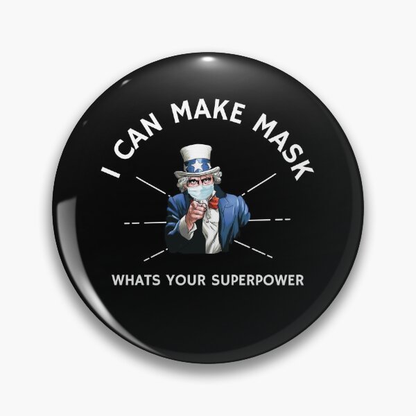 Item preview, I Can Make Masks Whats Your Superpower, funny Uncle Sam quilter quarantined gift designed and sold by PrintOfi.