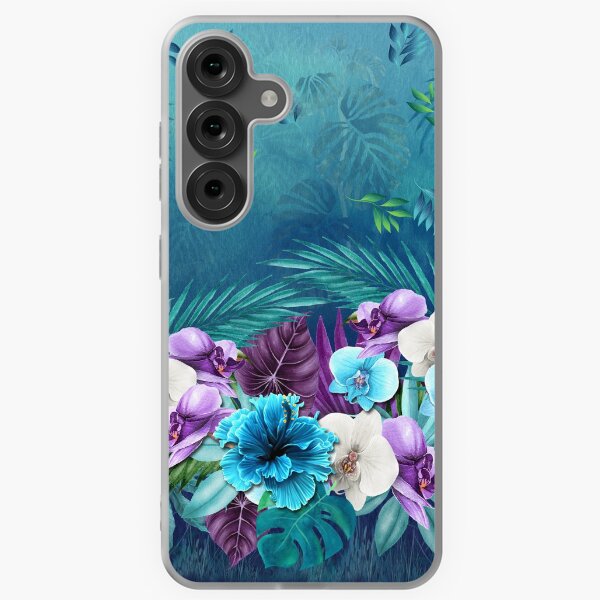 Aperçu de l'œuvre Forêt hawaïenne bleue créée et vendue par J Marielle Designs.