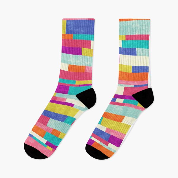 Item preview, Happy Go Lucky - Color Blocked Stripe designed and sold by Jacqueline Maldonado.