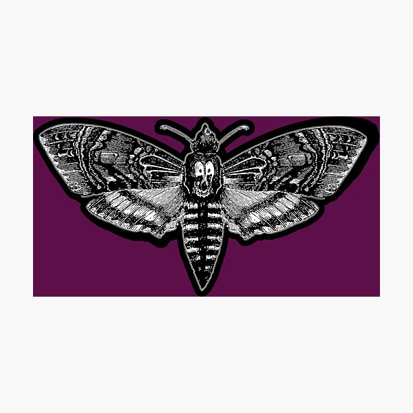 Item preview, Deaths Head Moth - Silence of the Lambs designed and sold by BagChemistry.