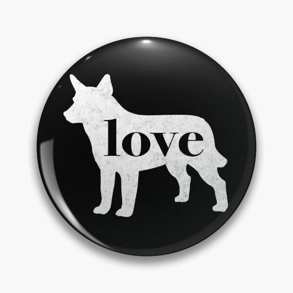 Item preview, Australian Cattle Dog Love - A Minimalist Distressed Vintage Style Design for Dog Lovers designed and sold by traciwithani.