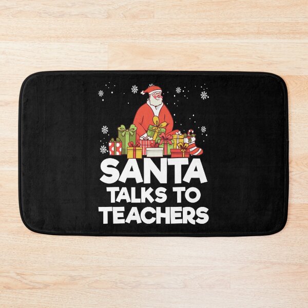 Item preview, Santa Talks To Teachers School Christmas Xmas Gift designed and sold by haselshirt.